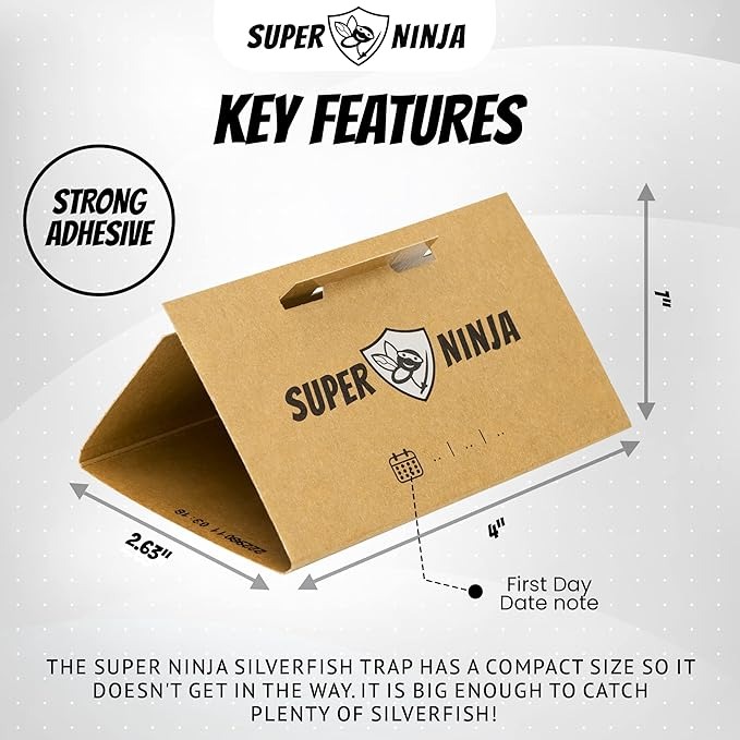 Silverfiskfälla 3-pack | Super Ninja - Bild 4