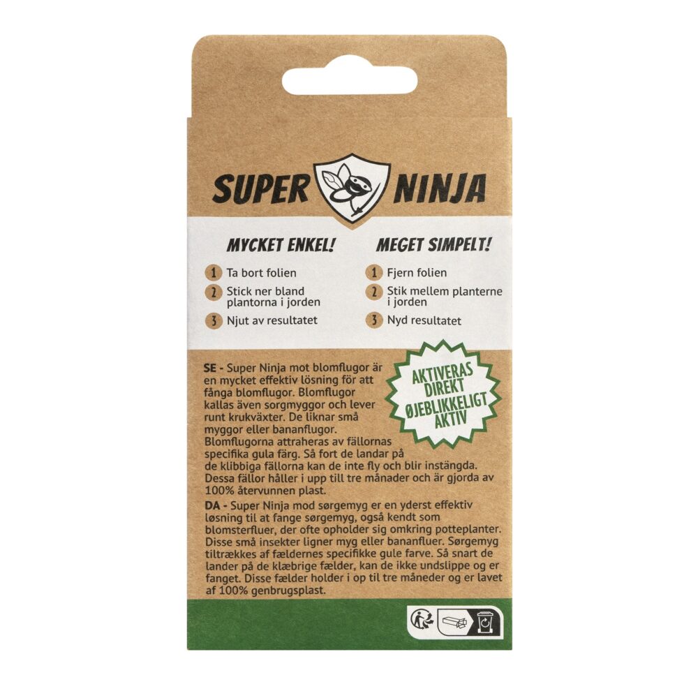 Blomflugefälla 10 pack | Super Ninja - Bild 2