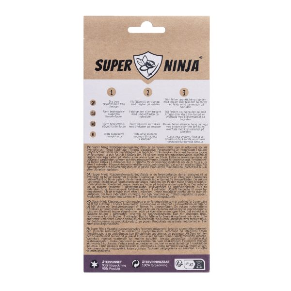 Klädesmalfälla 2-pack | Super Ninja