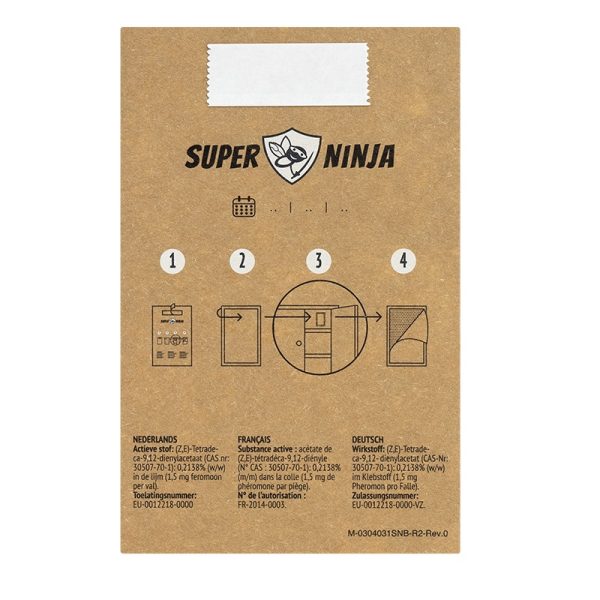 PTM_Val_FRONT_LR Super Ninja - Fälla för Livsmedelmal 2-pack