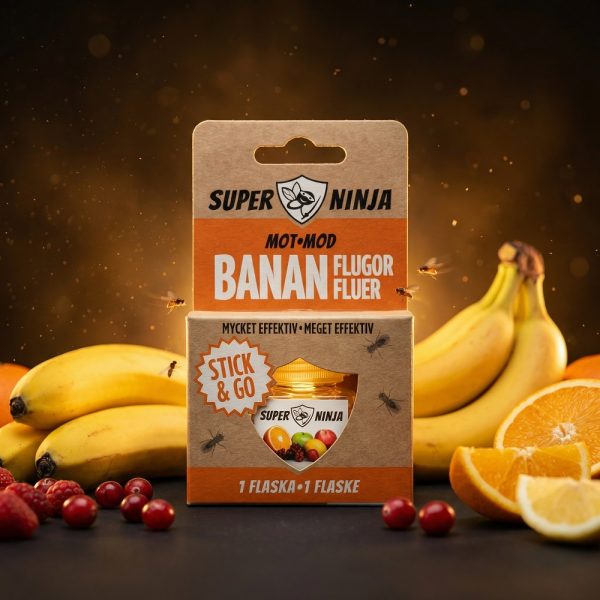 Flugfälla bland frukt